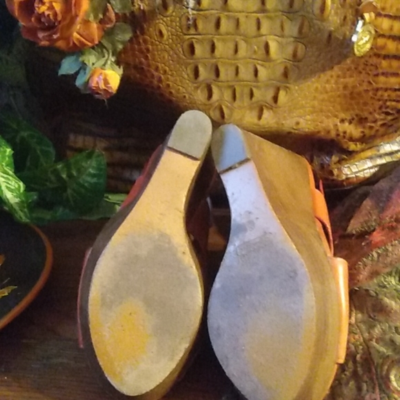 Coral Coach wedges size 8 - Picture 11 of 11